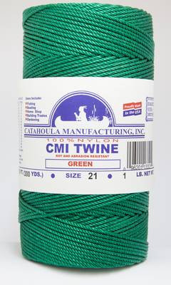 Catahoula Manufacturing no 36 Tarred Twisted Bank Line 1 Pound Spool  (Approx 470 feet) 